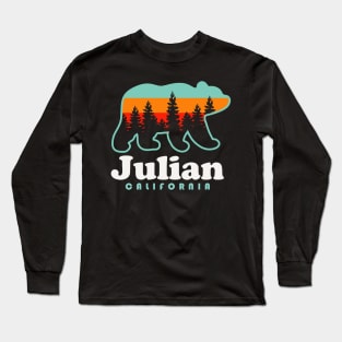 Julian California Mountain Town Bear Cuyamaca Mountains Long Sleeve T-Shirt